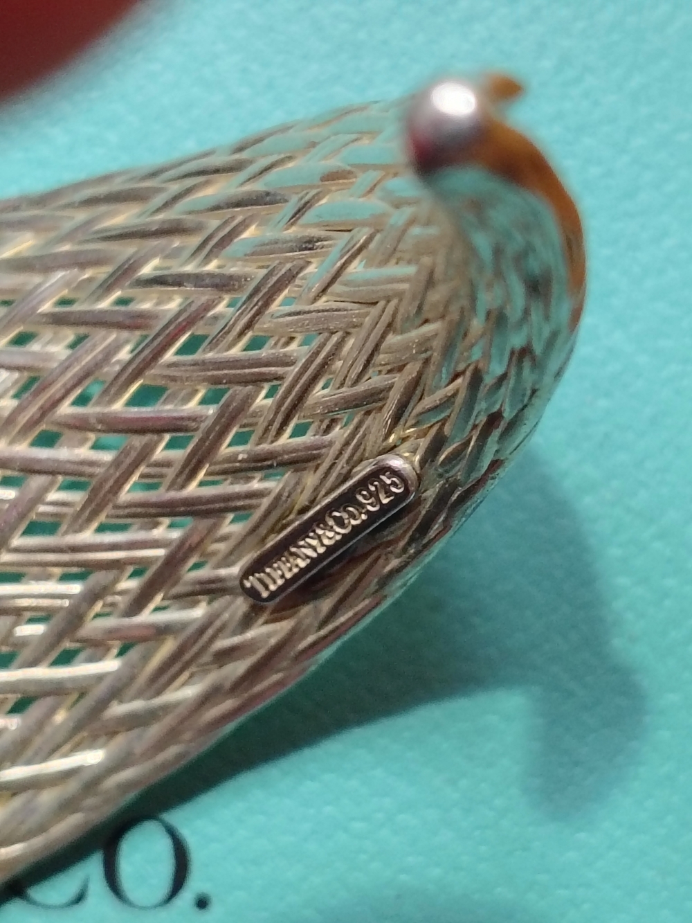 Tiffany & Co. Silver Mesh Cuff Bracelet - Elegant Patterned Design - Picture 3 of 5